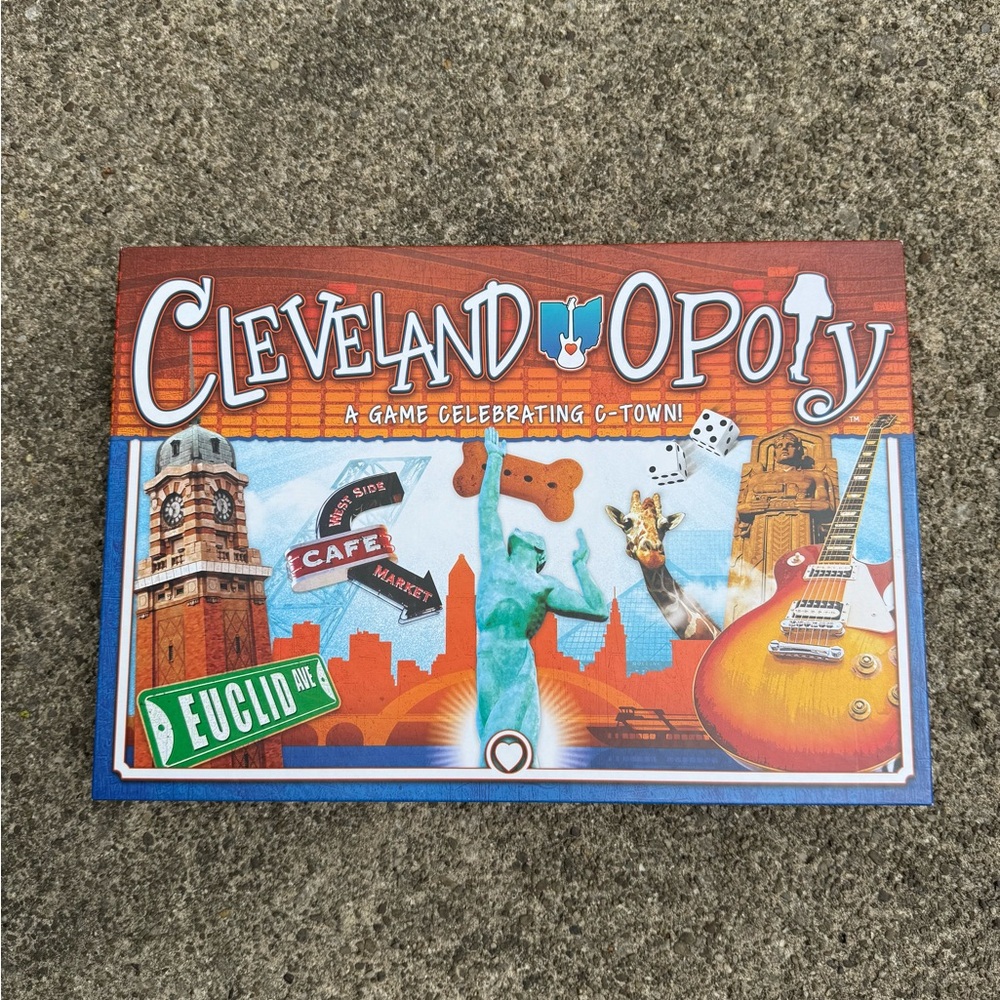 NWOT.  Cleveland Rocks Opoly Board Game